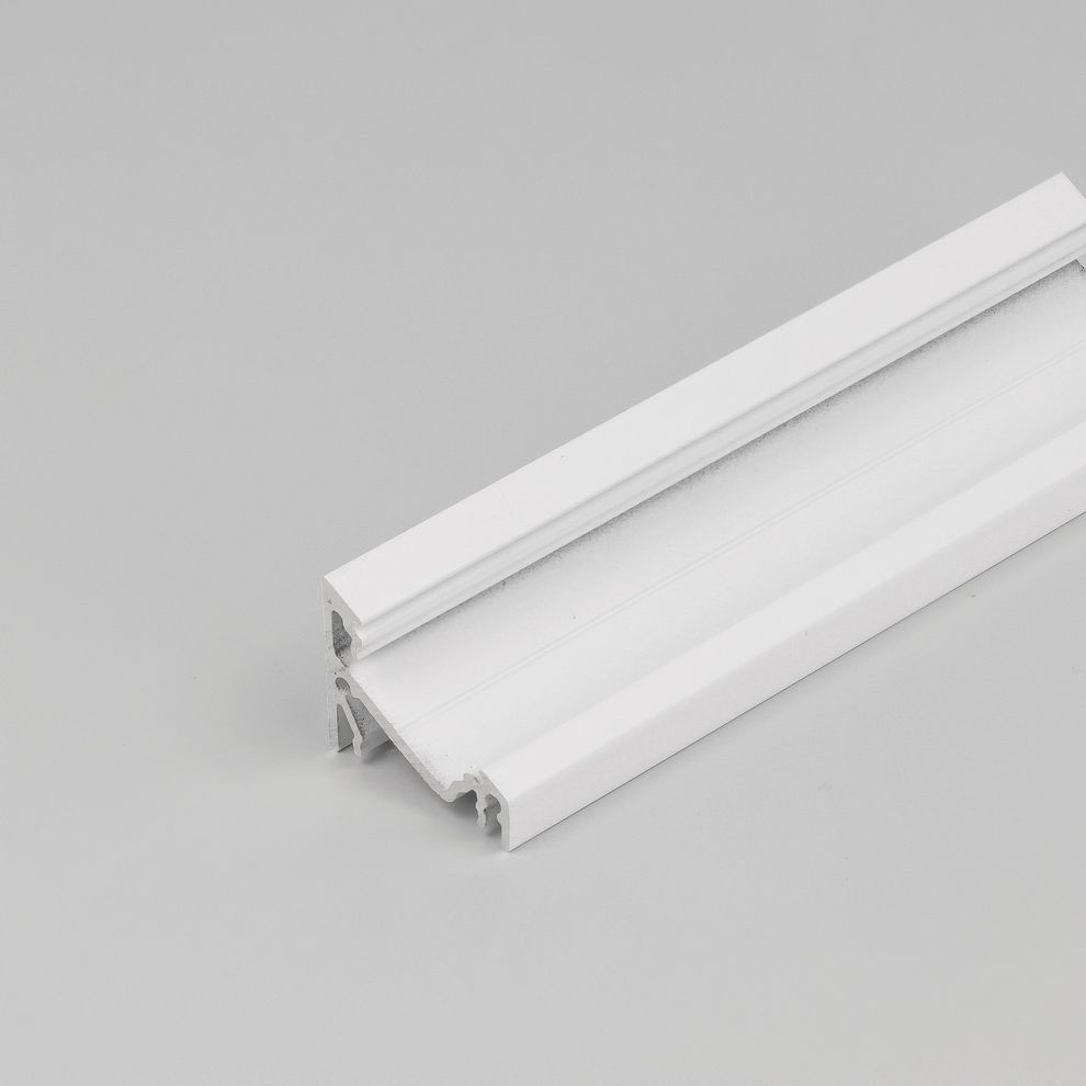 LED hoekprofiel met cover 24 mm x 19,4 mm - C21Wit