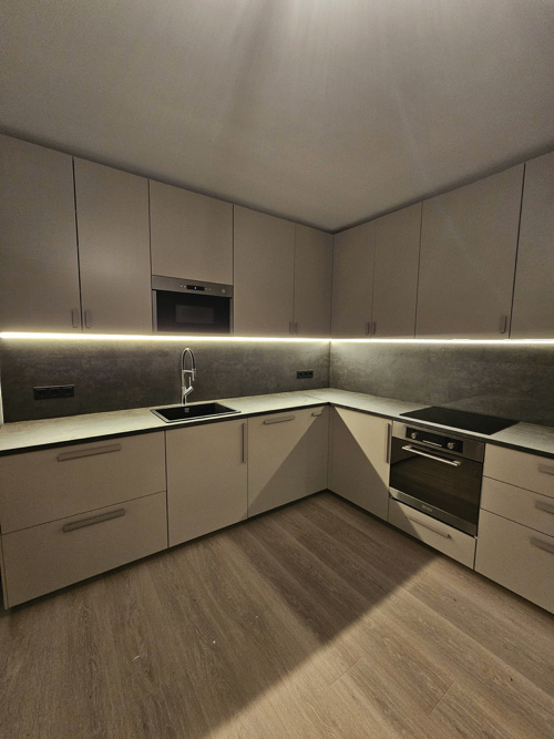 LED hoekprofiel met afdekking 24 mm x 19,4 mm - C21Wit