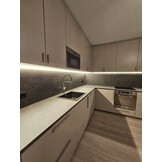 LED hoekprofiel met cover 24 mm x 19,4 mm - C21Wit