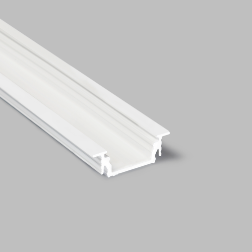 Wit LED inbouw profiel inclusief afdekking 28 mm x 8 mm - 09Inbouw-wit