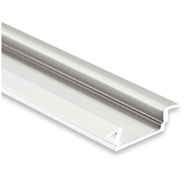 LED strip profiel inbouw model 50 meter inclusief cover 16,80 mm x 5,91mm PL8 (wit)