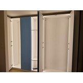 Wit LED inbouw profiel met cover 16,80 mm x 13,47 - 03WIT