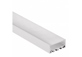 LED strip profiel 20 meter met lage cover 26,79mm x 11,69mm PN4 C1 - Grijs