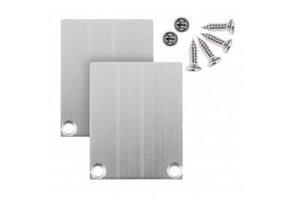 2 x LED strip profiel eindkappen inclusief schroeven -  XL04ALU.C2