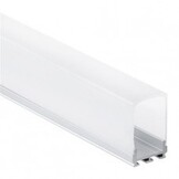 LED strip profiel met hoge cover 16,80 mm x 25,47 mm - 15.1ALU
