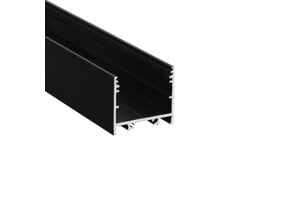 VARIO30-02 ACDE-9/TY LED profiel - Zwart - afdekking naar keuze