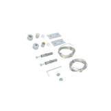 Ophangsysteem voor buigbaar LED strip profiel F12ALU - Aluminium