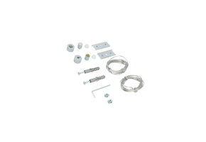 Ophangsysteem voor buigbaar LED strip profiel F12ALU - Aluminium