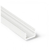 Wit LED strip profiel met opaal klikcover 12,2 mm x 7 mm - SLIM100WIT
