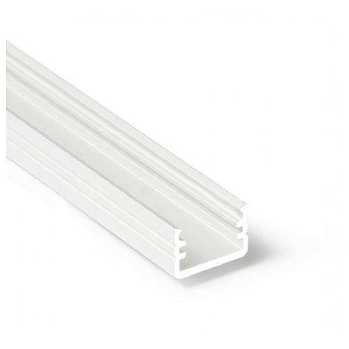 Wit LED profiel met opaal klikafdekking 12,2 mm x 7 mm - SLIM100WIT