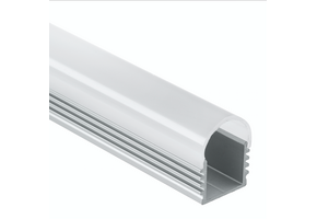 LED strip profiel 2 meter met cover 16,80 mm x 16,80 mm - 05.2ALU