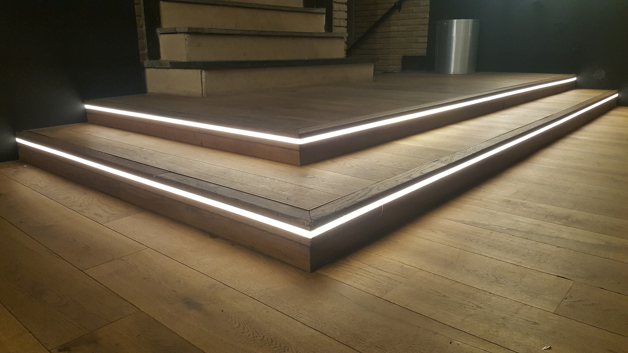Wit LED profiel met platte opaal afdekking 16,80mm x 12,4mm - 05.1WIT