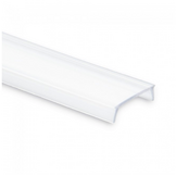 Wit LED hoekprofiel met cover 25,66mm x 18,01mm - C23WIT