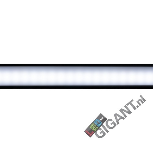 SURFACE14 EE7F/TY LED opbouwprofiel - Zwart - afdekking naar keuze