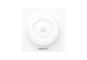 Design wanddimmer voor enkel kleurige en dual white LED strips – Draadloos – Miboxer K3-WIT