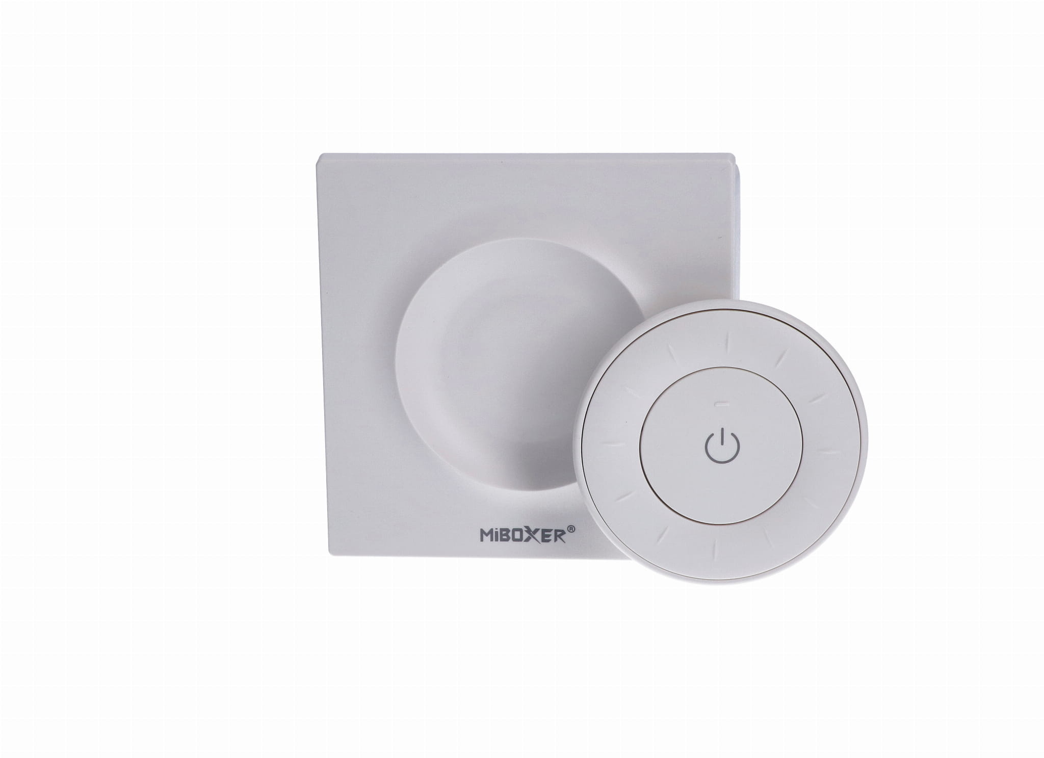 Design wanddimmer voor enkel kleurige en dual white LED strips – Draadloos – Miboxer K3-WIT