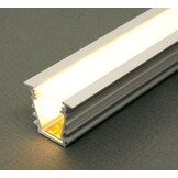 Wit LED plafond profiel inclusief opaal cover 23.4 mm x 19 mm - GYPROC10WIT