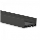 XL Zwart LED strip profiel met klikcover 26,79mm x 11,69mm - XL04ZWART