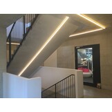 PN4 breed LED opbouwprofiel - Zwart - afdekking naar keuze