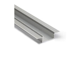 Trimless LED stucprofiel inclusief klikcover 33,4 mm x 15,9 mm - XL29TrimlessALU