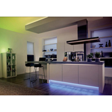 Zwart diagonaal inbouw LED strip profiel klikcover 30 mm x 12.7 mm - C22ZWART