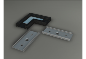 Hoek LED strip profiel - 90 Graden - 09ZWART