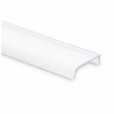 Zwart Verzonken LED strip profiel met cover 16,80 mm x 5,91mm - 08ZWART