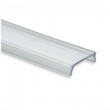 Zwart Verzonken LED strip profiel met cover 16,80 mm x 5,91mm - 08ZWART