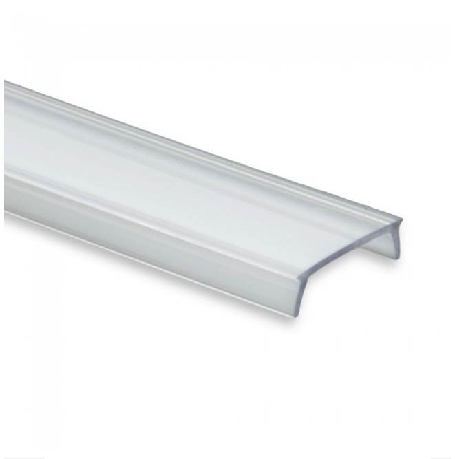 Zwart LED inbouw profiel met afdekking 16,80 mm x 5,91mm - 08ZWART