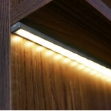 Zwart LED strip profiel 4 meter met cover 12 mm x 12 mm – SLIM200ZWART