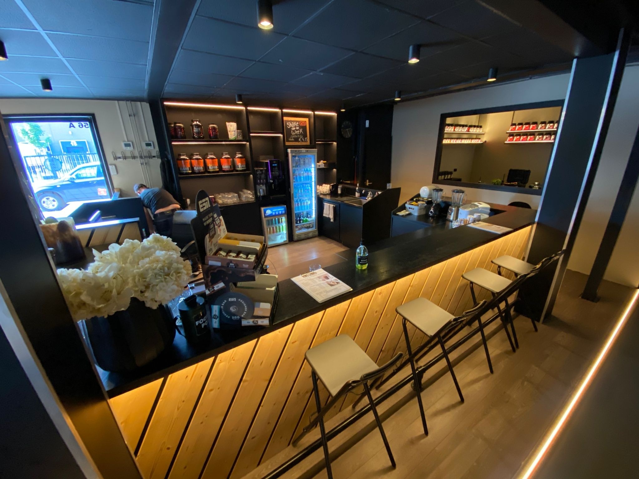 Zwart LED strip profiel met cover - 16,8mm x 13,01mm - 02ZWART