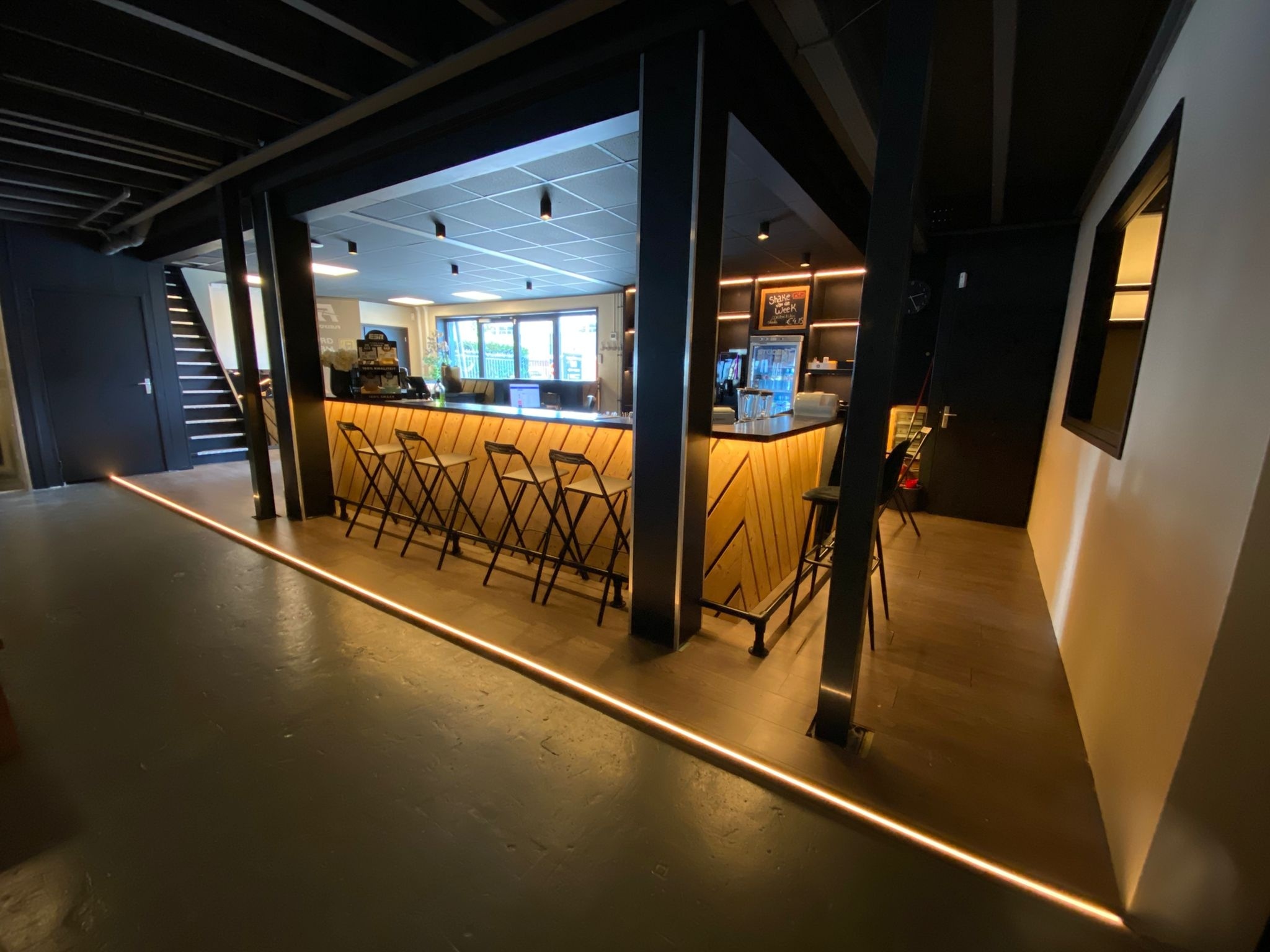 Zwart LED strip profiel met cover - 16,8mm x 13,01mm - 02ZWART