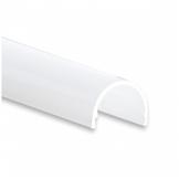 Zwart LED strip profiel 2 meter met opaal cover 16,80 mm x 16,80 mm - 05.2ZWART