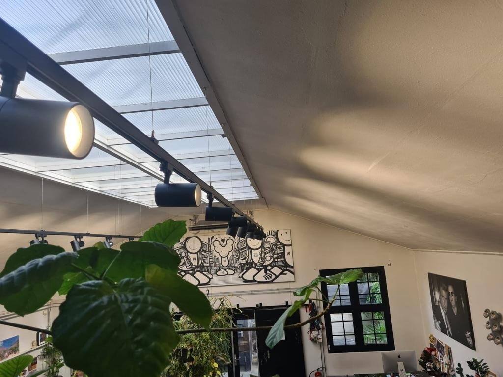 3- fase instelbare kleur temperatuur Trackspot Instelbaar, zwart, Railspot 10 watt