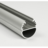 LED strip profiel kLEDingstang garderobe met cover 28 mm x 29 mm G5