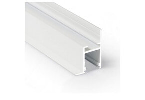 LED plafond profiel 2 meter met cover 55 mm x 23 mm - FRAME14WIT -Wit