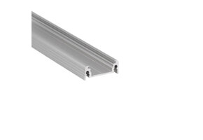 SURFACE14 EE7F/TY LED opbouwprofiel - Geanodiseerd aluminium - afdekking naar keuze