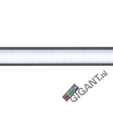 SURFACE14 EE7F/TY LED opbouwprofiel - Geanodiseerd aluminium - afdekking naar keuze