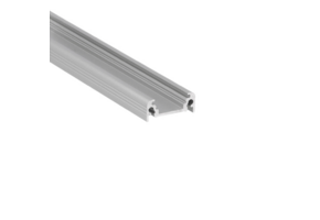 LED strip profiel 3 meter met cover 24 mm x 9 mm - 210ALU