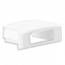 Eindkap voor LED profiel met kabeldoorvoer SLIM100WIT