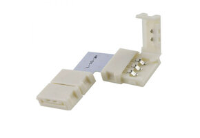 Hoekconnector LED strip connector 3 aderig 10mm voor Dual White LED strips - 112562