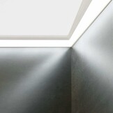 LED plafond profiel 2 meter met cover - FRAME14 ALU