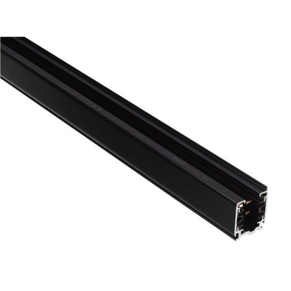 3-fase track rail - zwart - 1 meter