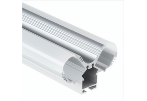 LED strip profiel voor 2 LED strips 2 meter met cover PL12