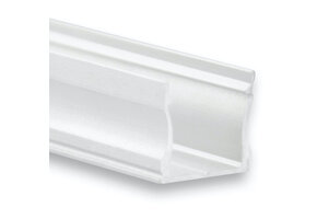 Wit LED strip profiel met cover 17 mm x 15,2 mm - 06WIT