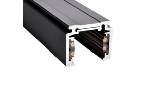 LED 48V opbouw rails zwart 100-300cm - Zwart