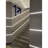 LED gipsplaat profiel met opaal klikcover 77 mm x 13,5 mm GIPS200