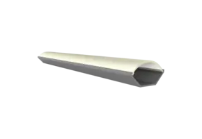 LED hoekprofiel met ronde klikcover 28,65 mm x 16,05 mm - C333ALU