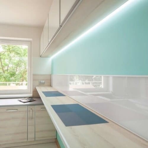 LED hoekprofiel met opaal klikafdekking 25 mm x 25 mm - C15ALU