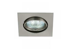 Inbouwarmatuur RVS vierkant